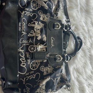 Y2k black coach bag
